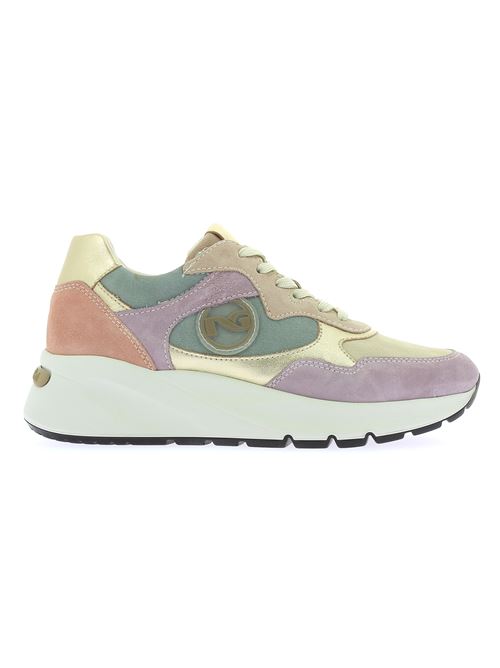 sneakers donna in camoscio lilla NERO GIARDINI | E306412D603